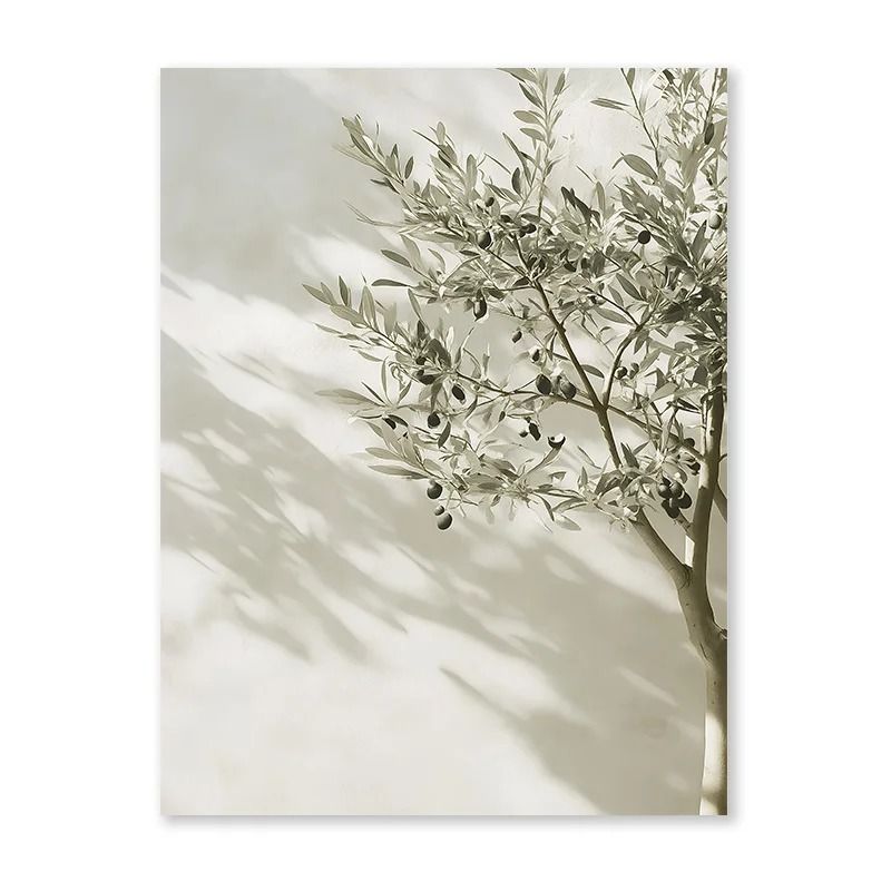 Botanical Narrative Canvas – High-Definition Mediterranean Architectural Art