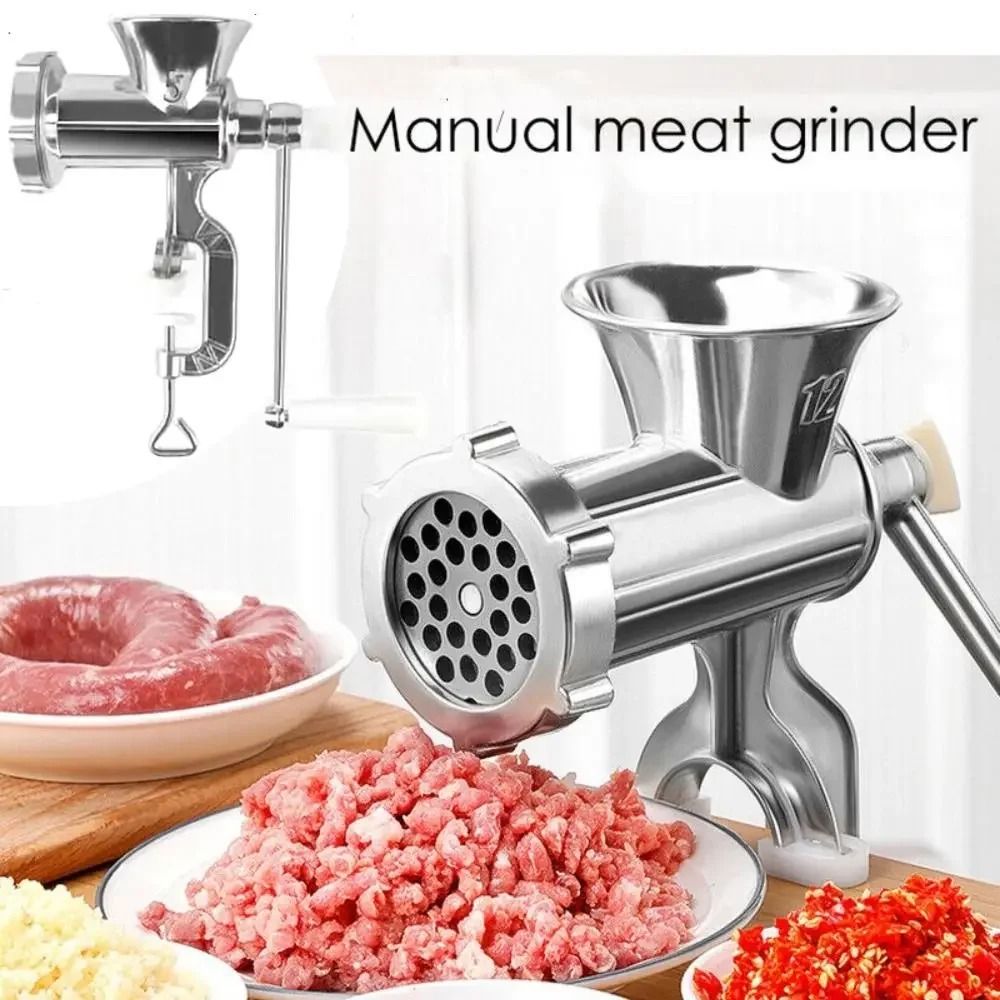 Heavy Duty Hand Operated Manual Kitchen Meat Mincer and Sausage Filler