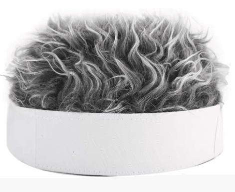Spiked Hair Baseball Cap Wig Adjustable Unisex Wig Cap Sun Hat for Casual and Cycling Wear