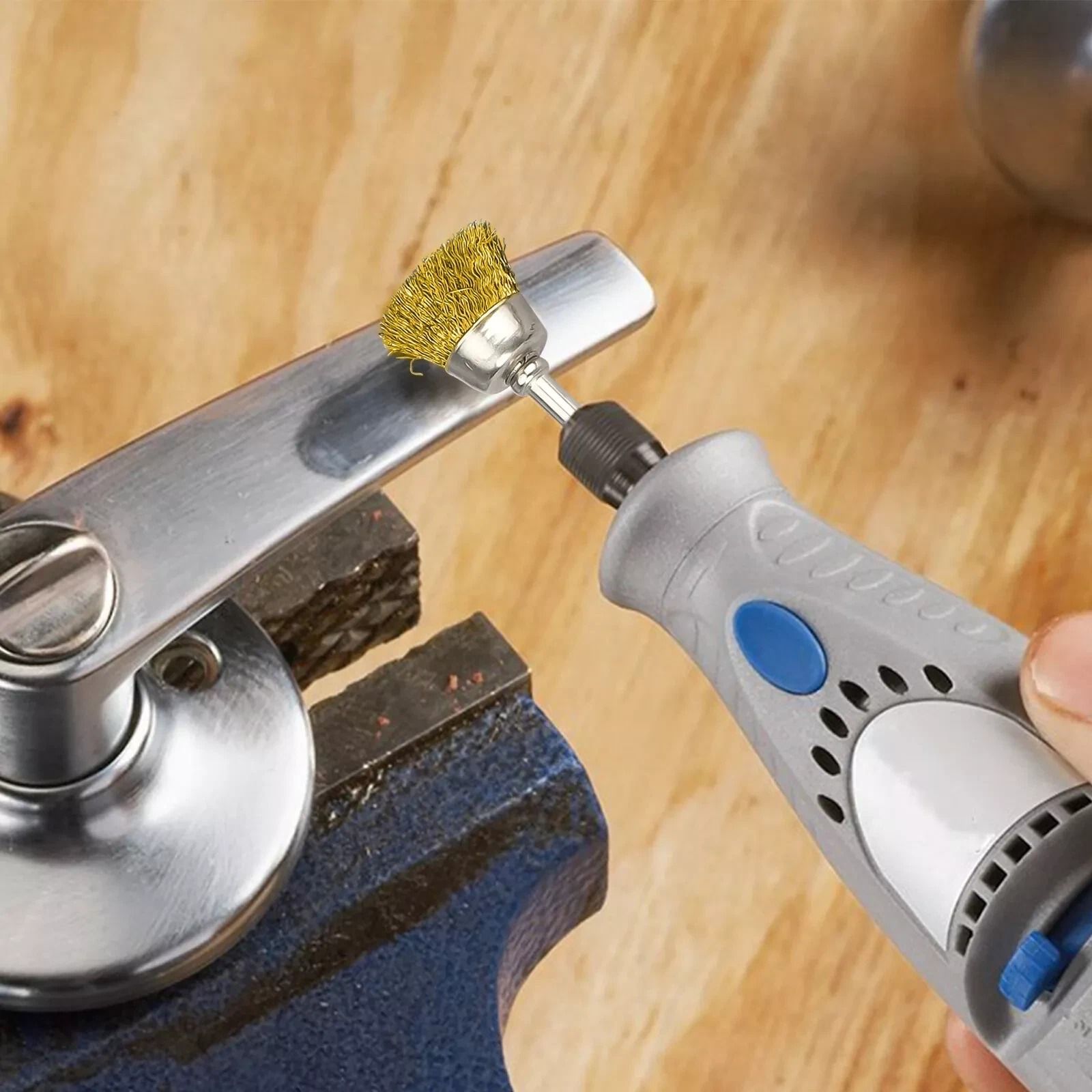 Dremel Wire Brush Set for Rotary Tool Cleaning Polishing and Rust Removal