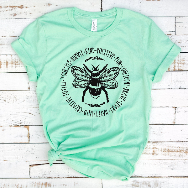 Be Kind Be Yourself Positive Motivation Shirt Inspirational Quote Tee Gift Shirt