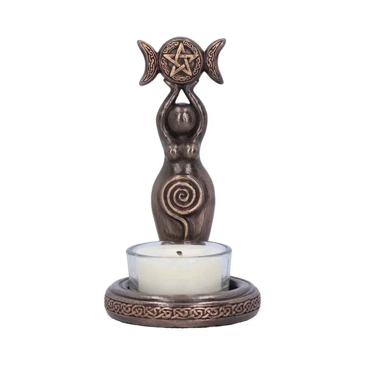 Handicraft Resin Candle Holder Light, Home Decoration Garden Study Accessories