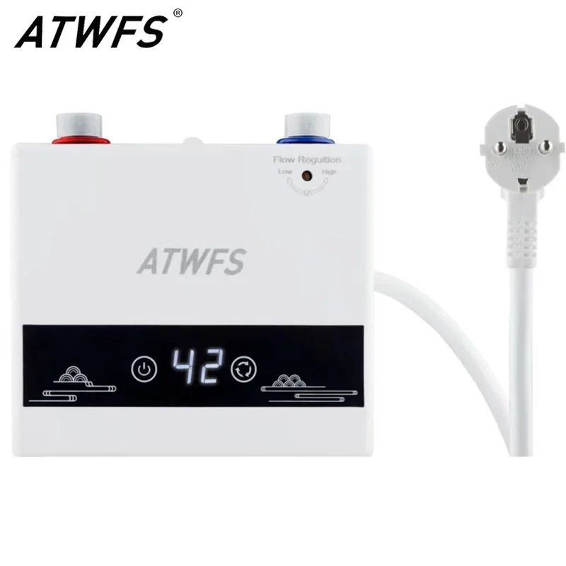 Instant Electric Water Heater 220V 4600W Portable Hot Water System for Bathroom and Kitchen
