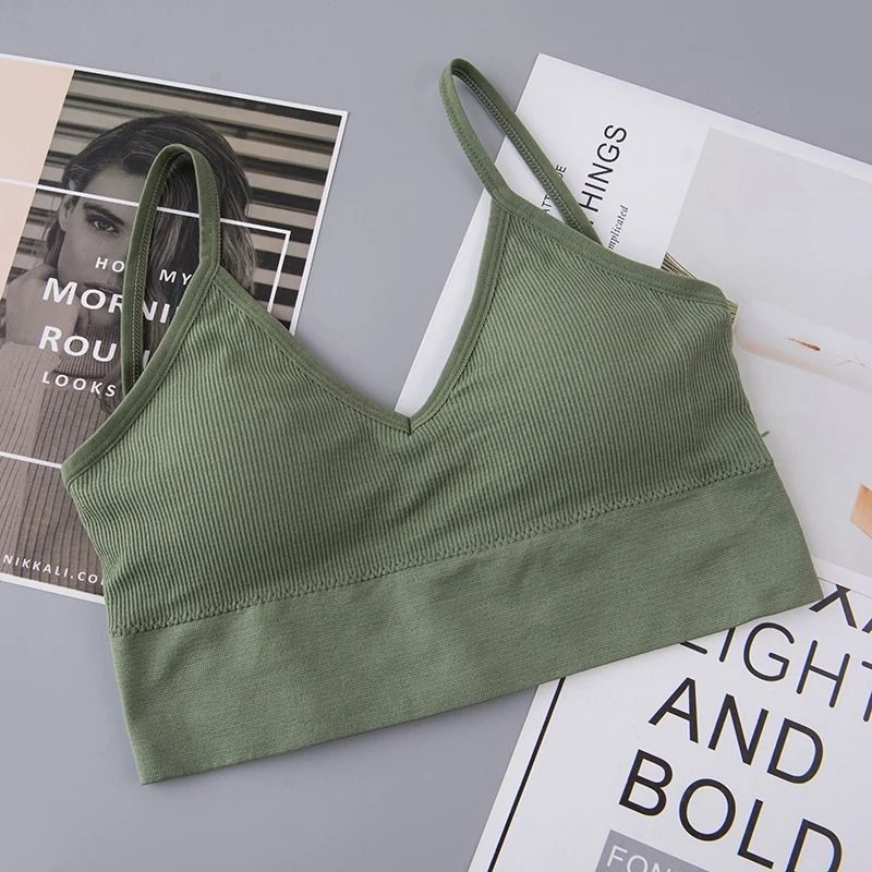 Seamless Athletic Crop Top Bralette