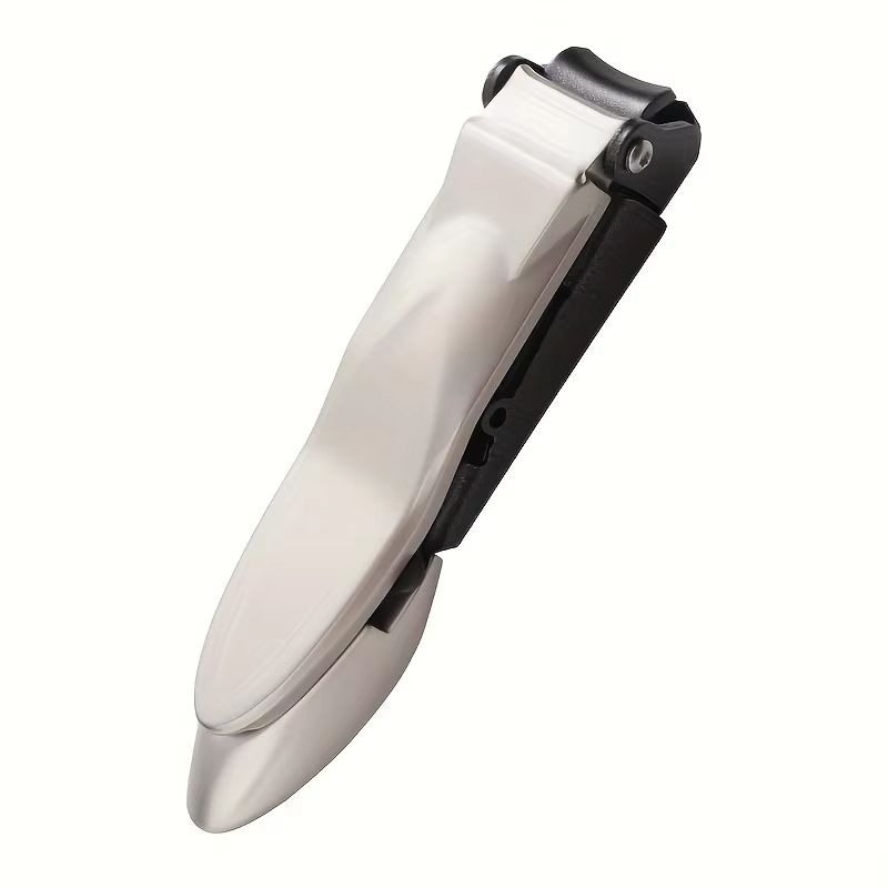 Stainless Steel Nail Clippers – Sharp Edge Fingernail & Thick Toenail Trimmer