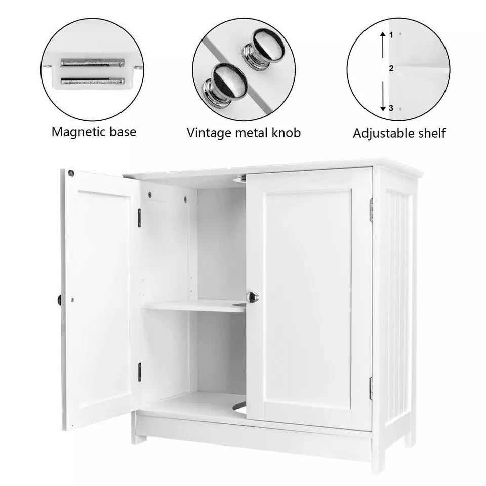 Modern Bathroom Vanity Cabinet with Single Wood Vessel Sink