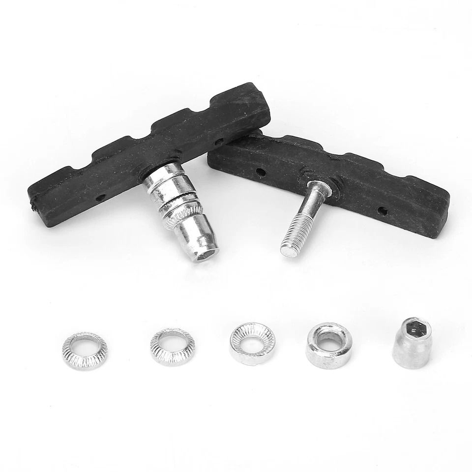 V Brake Pads Cycling Bike Shoes Pads Non-Slip, Bicycle Stop Caliper, Rim Brake Blocks Set