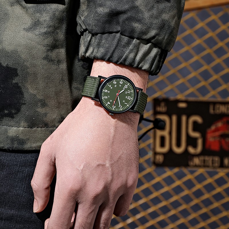 Luxury Men's Quartz Watch Big Dial, Waterproof, Luminous Hands