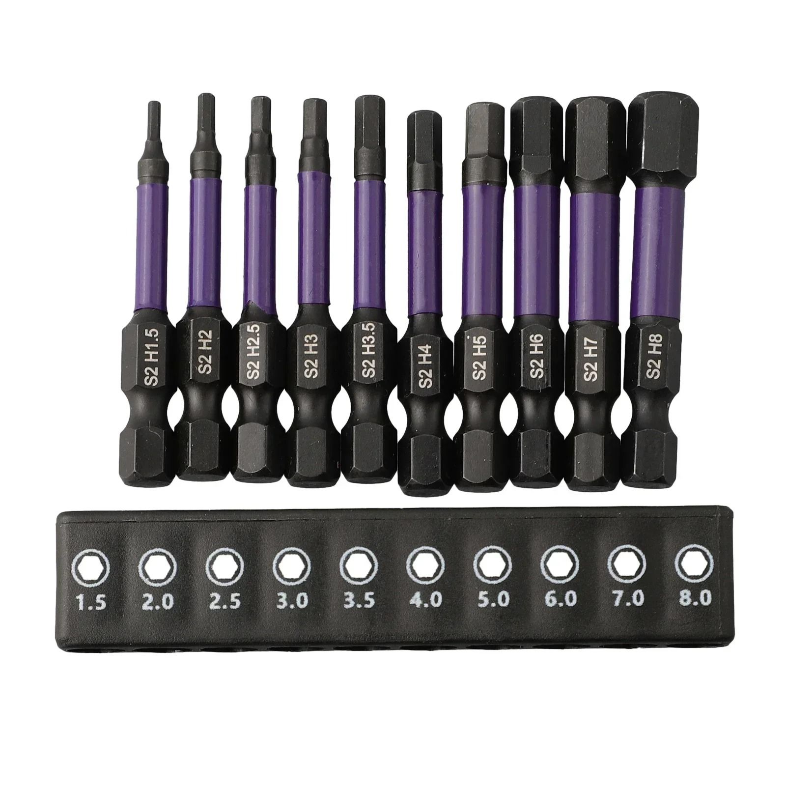 10Pcs Hex Head Wrench Drill Bit Set | Magnetic Quick-Release Shank Tools