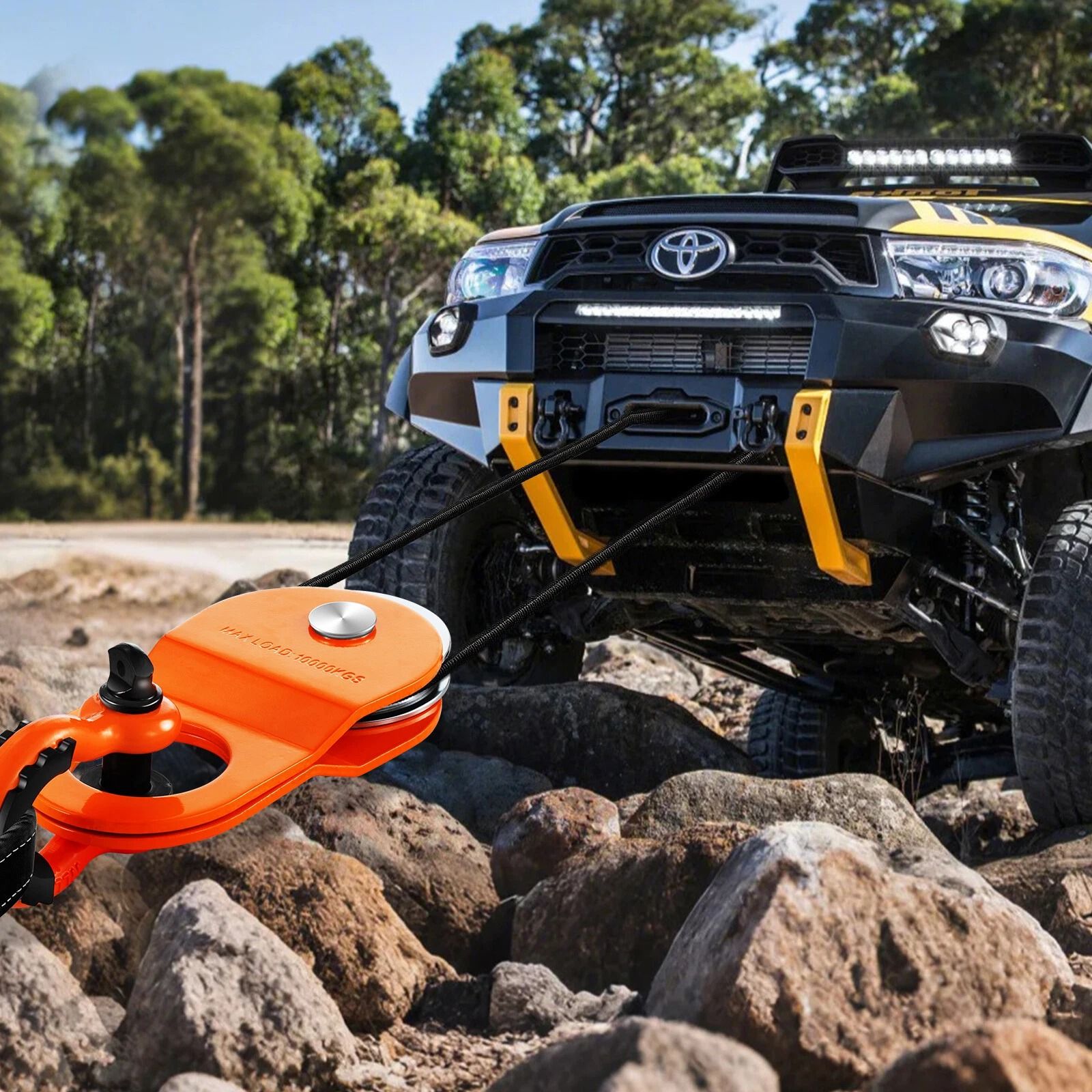 Winch Snatch Block Off Road Recovery Pulley for Truck ATV UTV