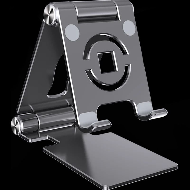 Foldable Mobile Phone and Tablet Holder 360 Degree Rotating Adjustable Stand