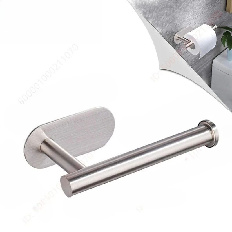 Adhesive Toilet Paper Holder Wall Mounted Tissue Rack