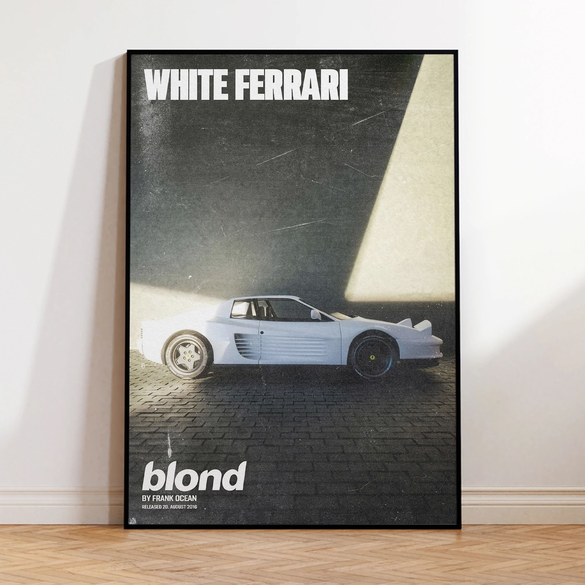 Modern Blond Frank Ocean Hypebeast Rap Fashion Album Wall Art Canvas