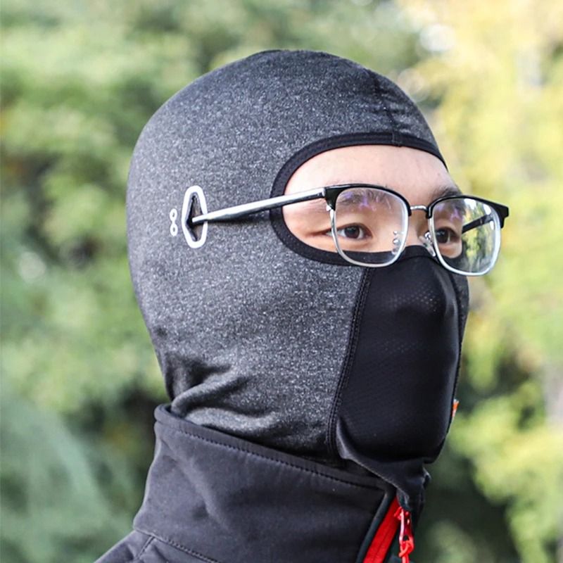 Winter Thermal Cycling Face Mask Balaclava Head Cover Windproof Outdoor Sports Headwear
