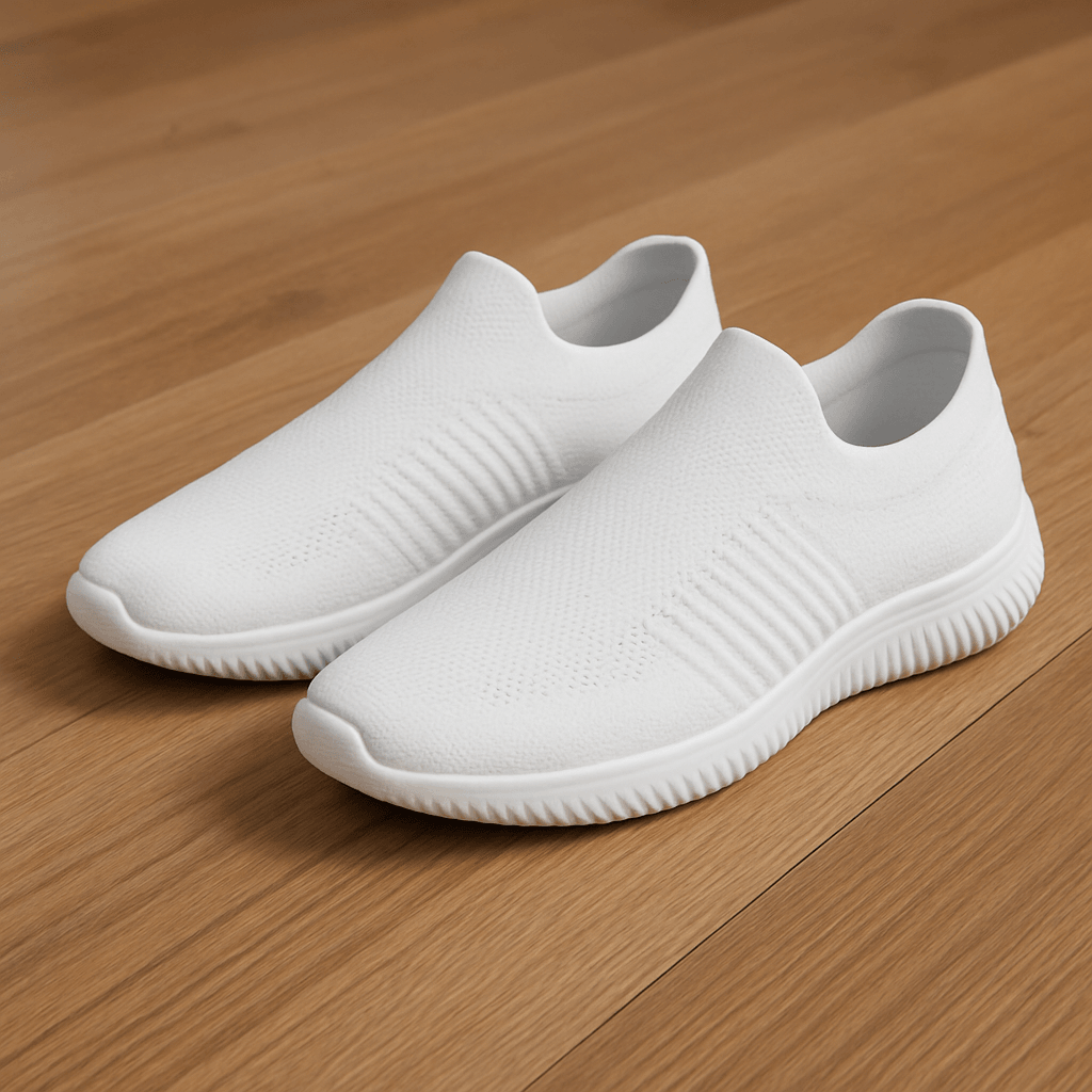 Everyday Comfort Women's Slip-On Sneakers – Lightweight, Breathable Flats for All-Day Wear