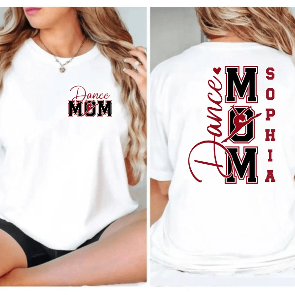 Personalized Dance Mom Shirt Custom Name Dance Mom Life Tee Gift