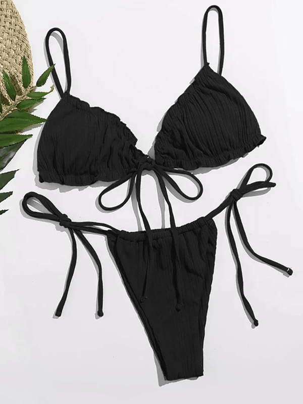 Womens Push Up Bikini Set Bandage Swimwear Two Piece Bathing Suit