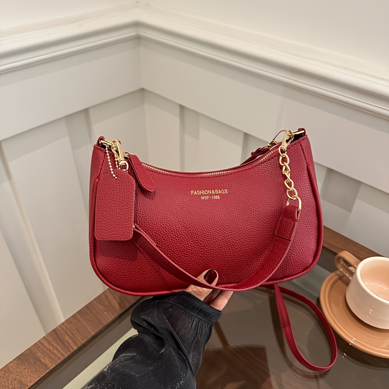 Elegant Womens Shoulder Bag with Adjustable Strap Stylish Crossbody Handbag