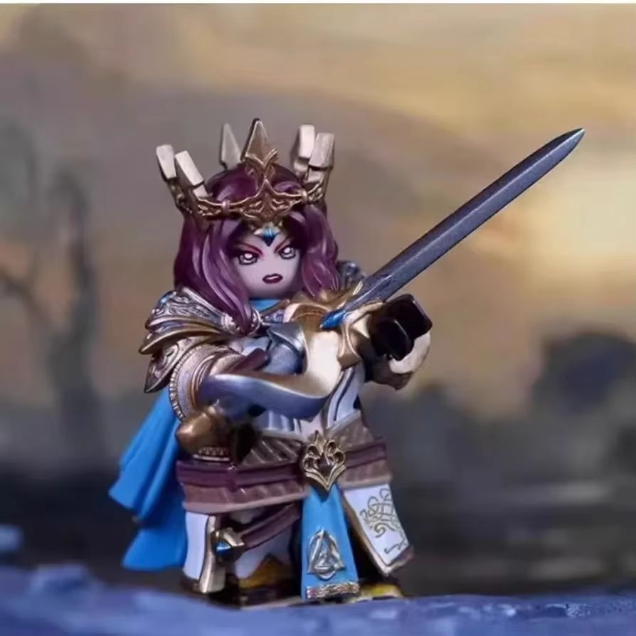 GP201 Lich King Medieval Knights Building Block Set – Round Table Anime Action Figure Collection
