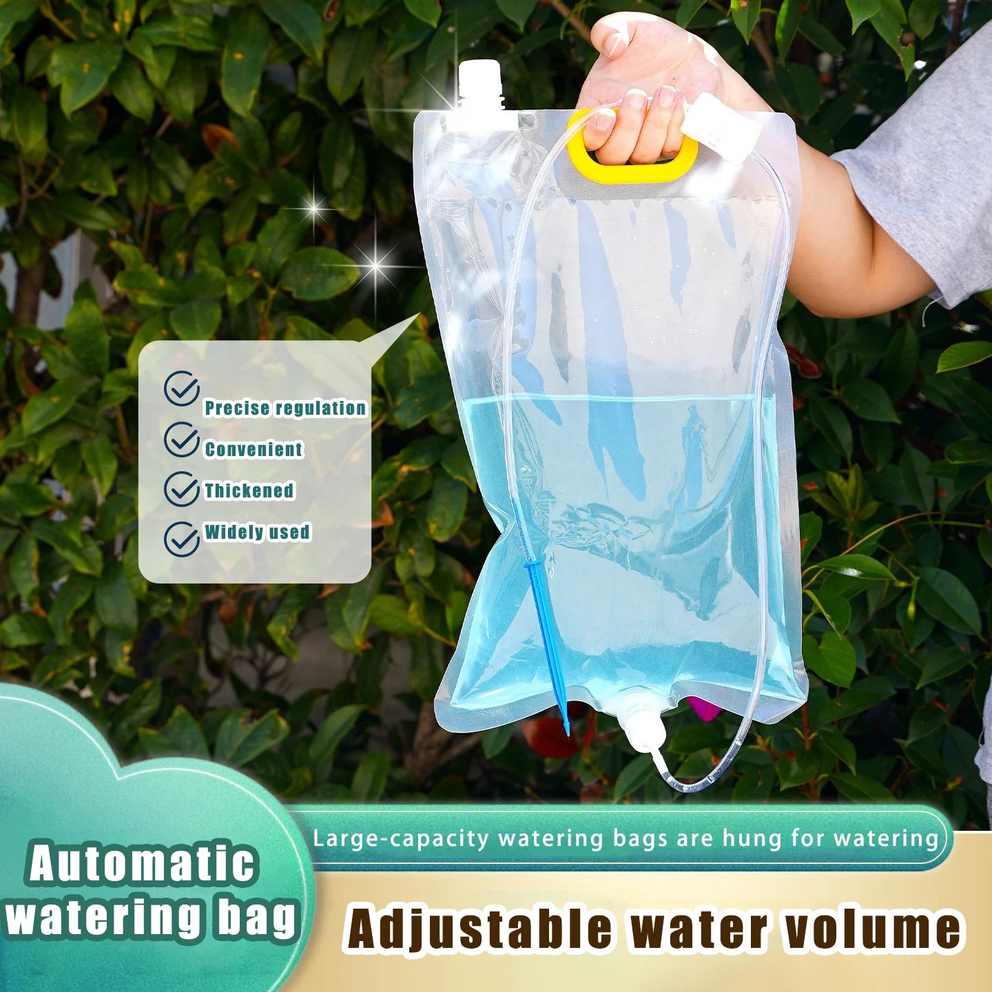 3.5L Automatic Plant Watering System – Large-Capacity Drip Irrigation Bag for Effortless Plant Care