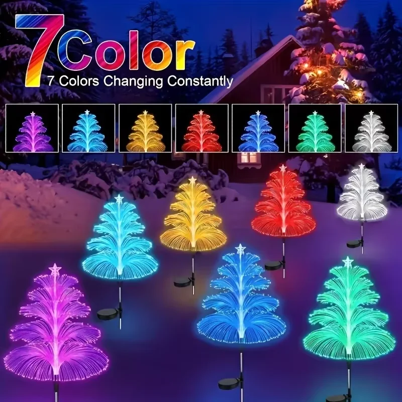 Color Changing Solar Garden Lights Jellyfish Stake Lights for Yard Decor