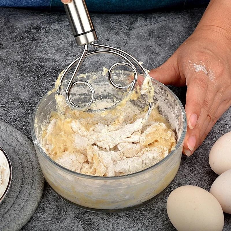 MixPro Stainless Steel Pasta Mixer and Dough Whisk
