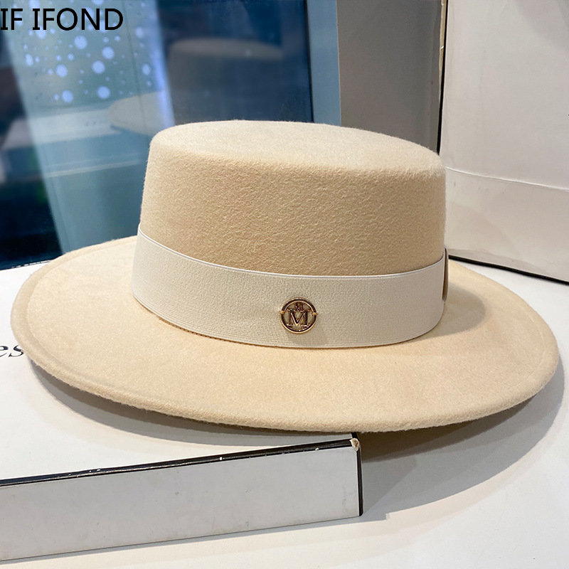 Elegant Classic Women Fedora Hat with Ribbon Band, Stylish Felt Jazz & Panama Style