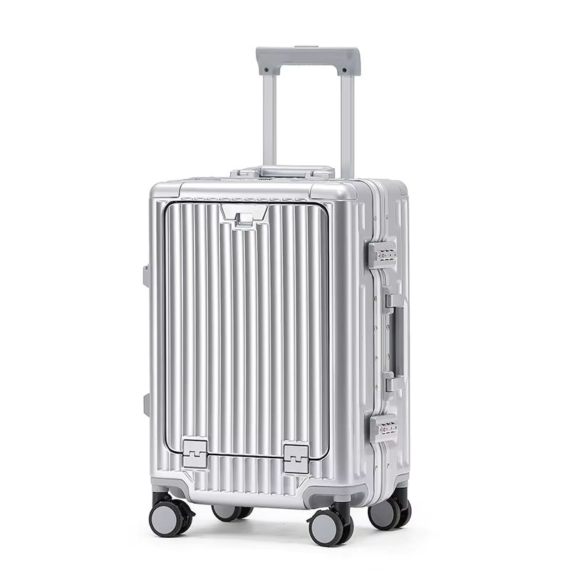 SkyBoard 20-Inch Aluminum Frame Smart Carry-On Trolley Suitcase