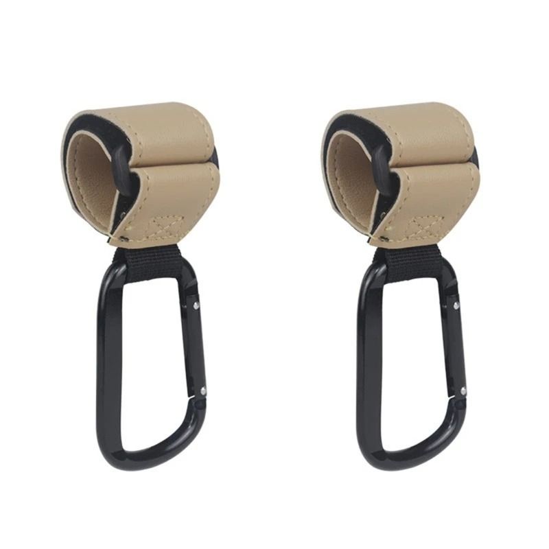 Stroller Hook with PU Leather Strap
