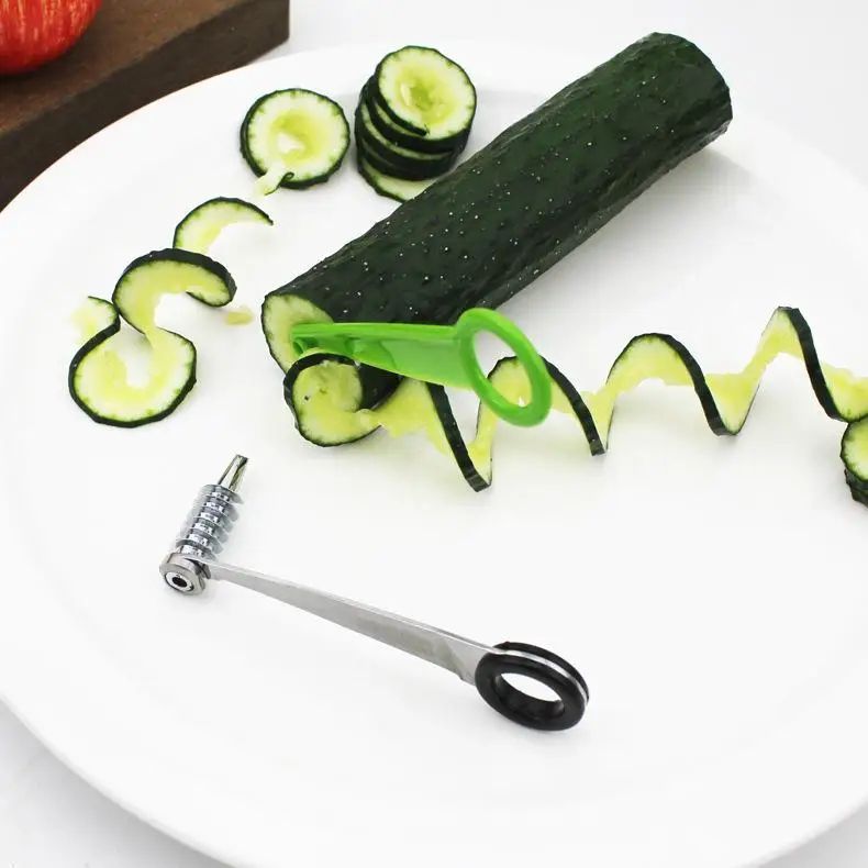 Stainless Steel Vegetable Spiralizer & Spiral Potato Slicer Tool