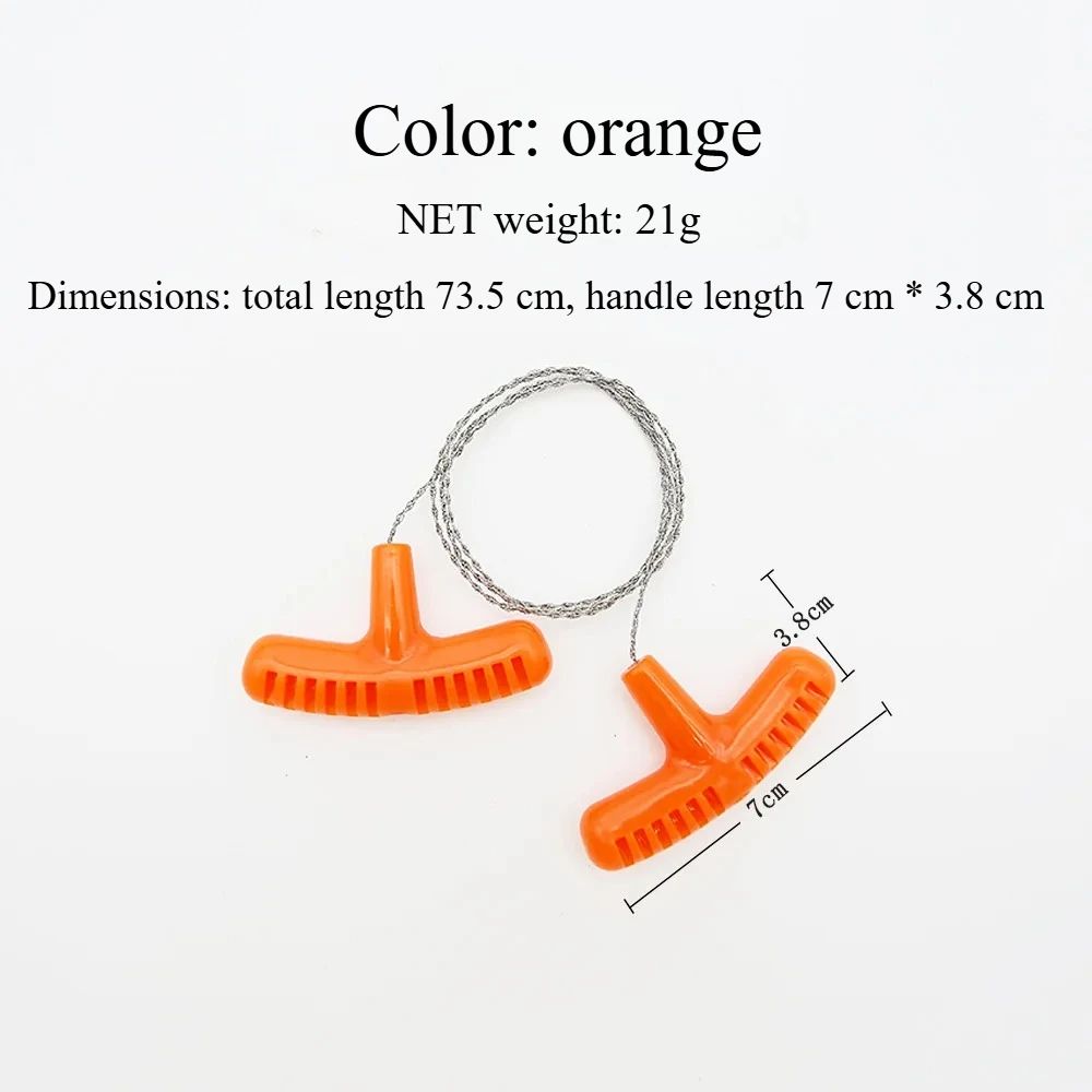 High-Quality Stainless Steel Mini Pocket Wire Saw – Multi-Purpose Outdoor Camping & Emergency Survival Tool