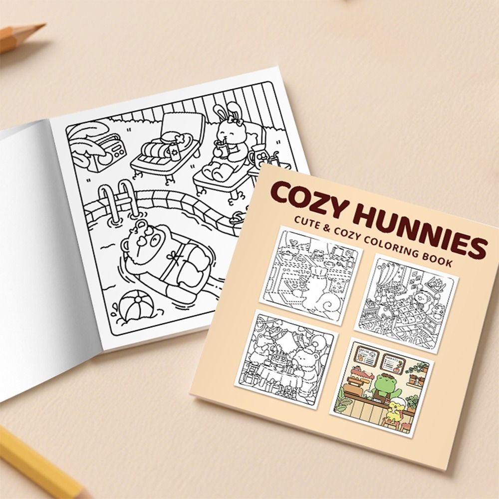 Montessori Drawing Toy, Cartoon Coloring Book for Stress Relief, Educational Graffiti Painting Gift for Adults and Teens