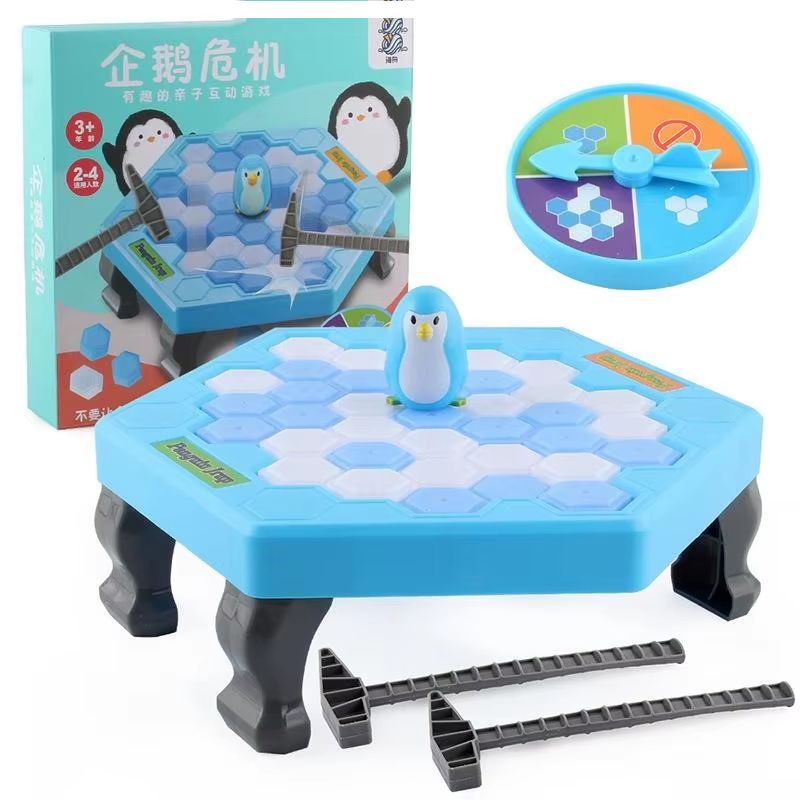 Save the Penguin Ice Break Table Game Family Puzzle Challenge with Spinner