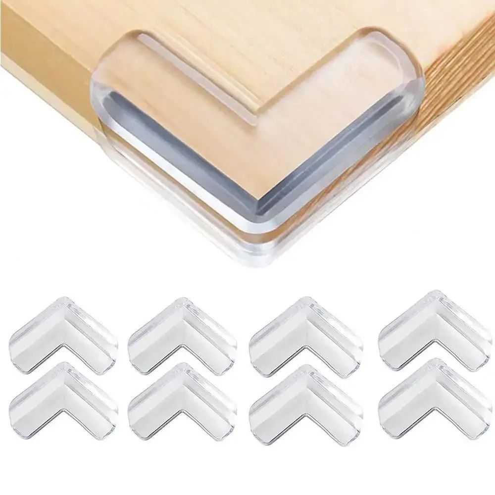 Transparent Anti-Collision Corner Guards – Soft PVC Child Safety Protectors for Furniture