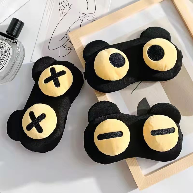 Cartoon Sleep Eye Mask – Cute Funny Anime Kids Eye Cover & Travel Blindfold
