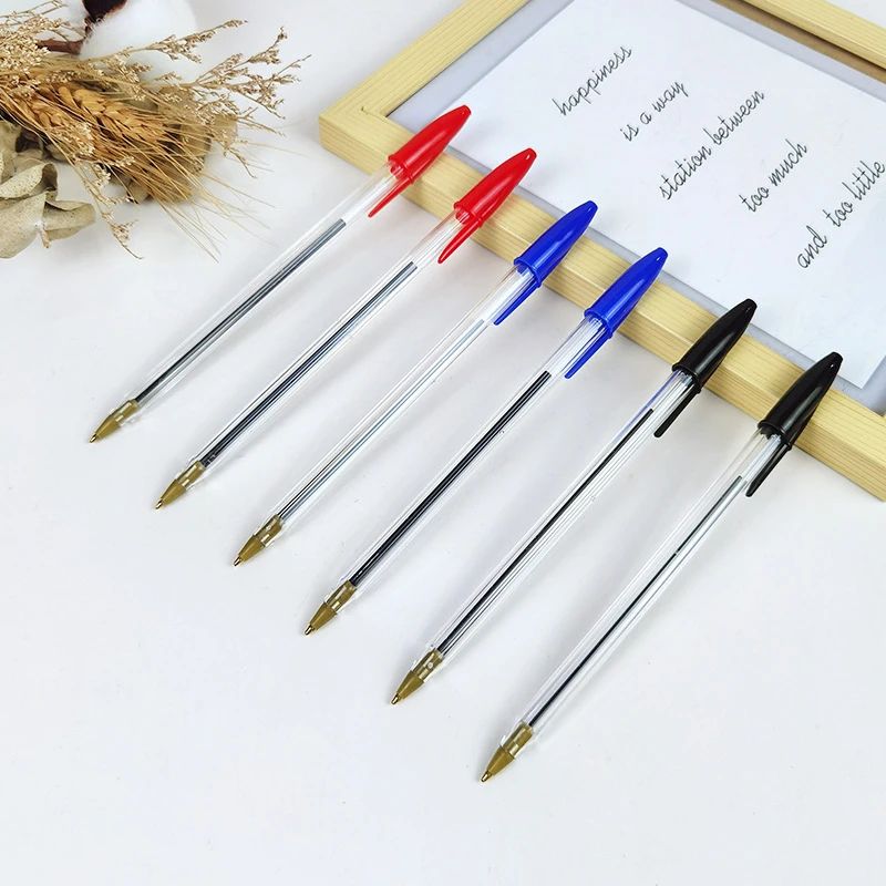 SmoothWrite 3-Color Ballpoint Pens – 1.0mm Long-Lasting Multi-Ink Office & School Writing Pens
