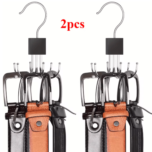 Multi-Claw Hook Hanger Space Saving Organizer for Scarves Belts & Bags