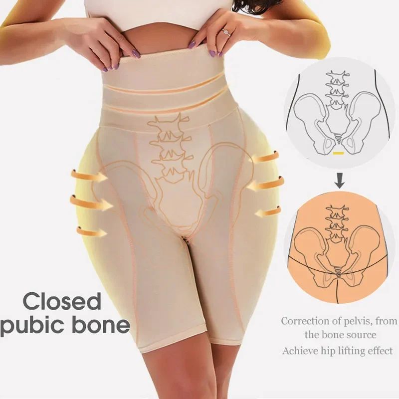 YBFDO Women's Hip Shapewear Panties Butt Lifter Push Up Body Shaper With Pads