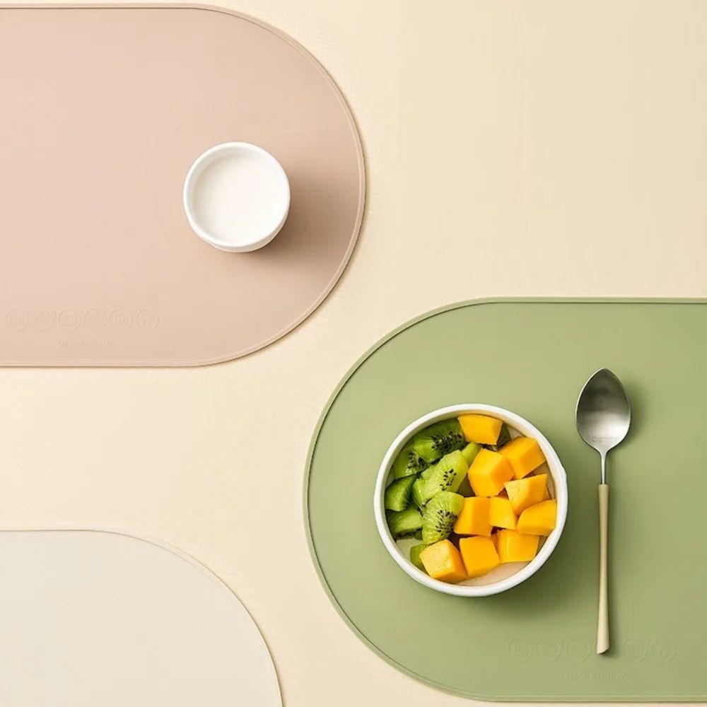 Heat-Resistant Silicone Placemat – Waterproof, Reusable, Easy-Clean Table Mat for Daily Dining