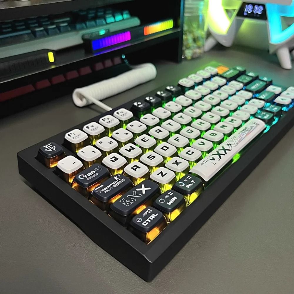 Translucent 125 Key Mechanical Keyboard Keycap Set