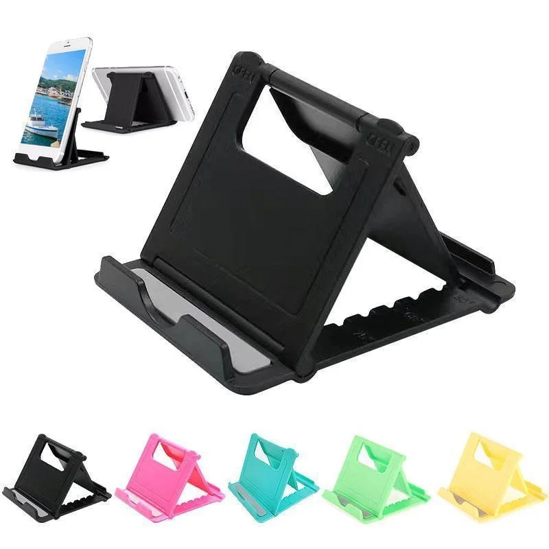 Portable Adjustable Universal Folding Phone & Tablet Stand Creative Plastic Holder