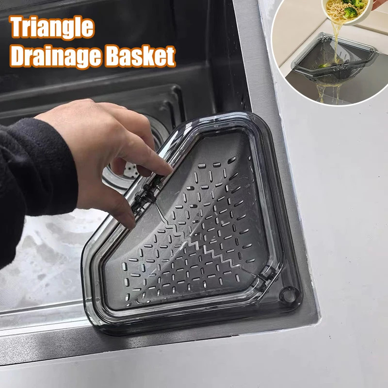 Separate Anti-leak Sink Drain Basket, Removable Bottom Cover, Easy Cleaning Kitchen Sink Strainer