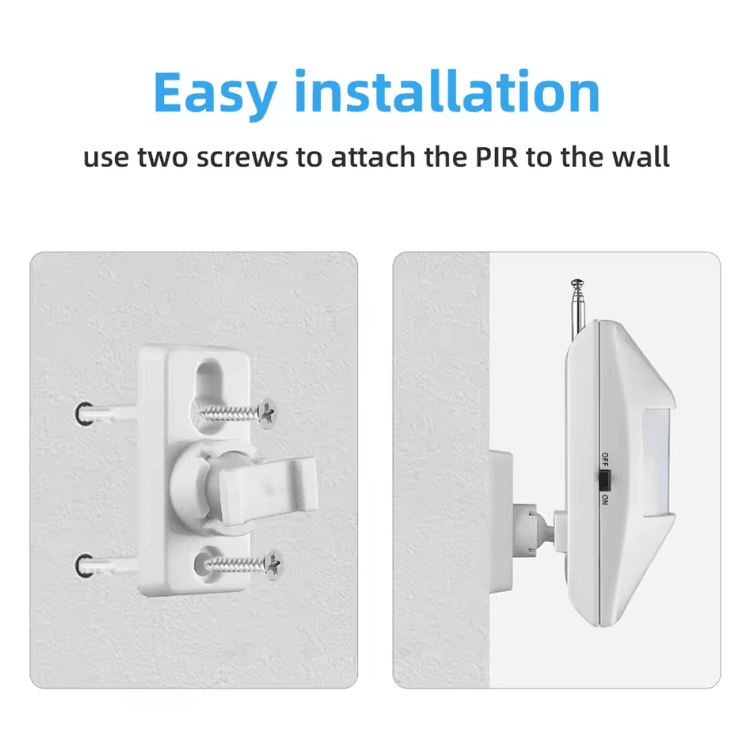 KERUI Wireless PIR Motion Sensor Detector – Intelligent Infrared Security Sensor for W181/W202 Alarm Systems