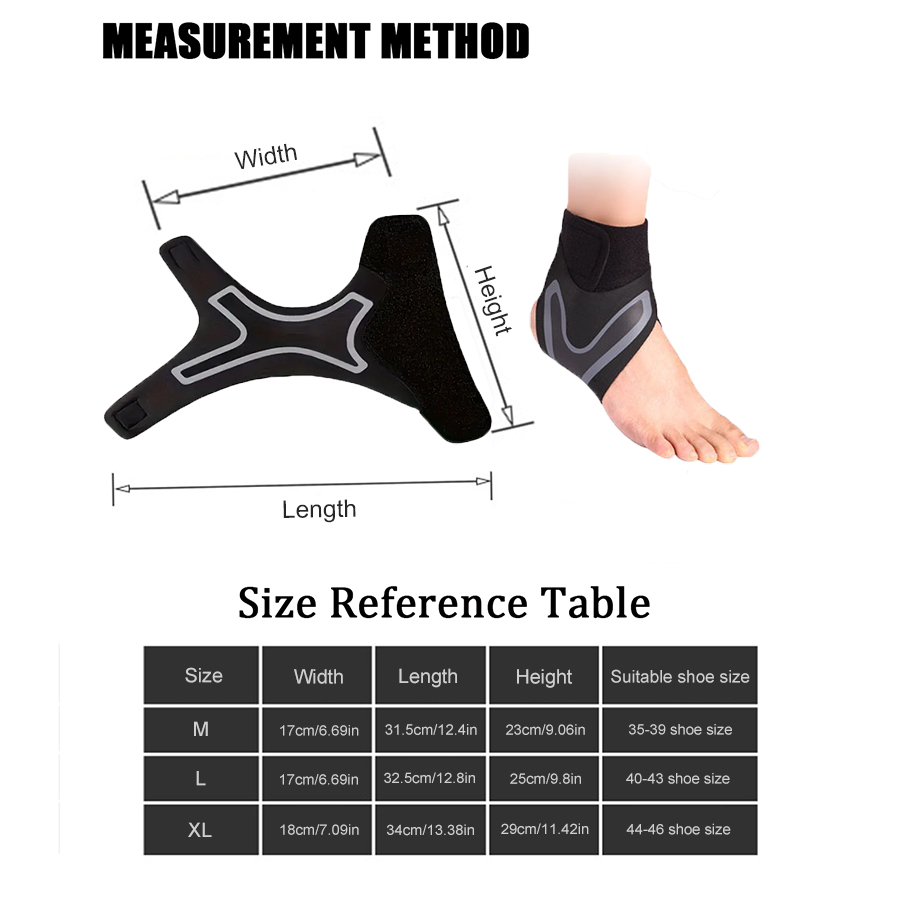 Ankle Brace Support Compression Sleeve – Breathable Foot Bandage for Running, Cycling & Sports