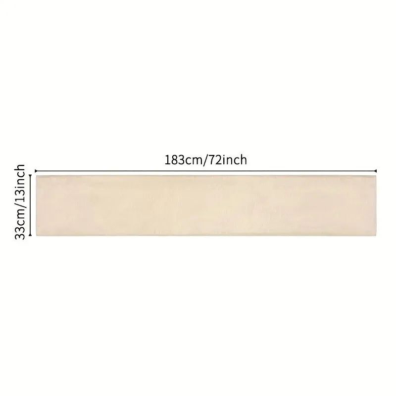Bohemian Plant Linen Table Runner Decor