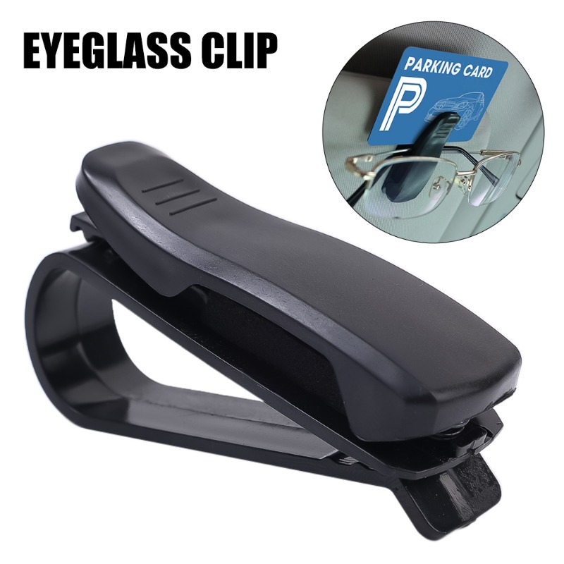 Sunglasses Clip Holder for Auto Sun Visor, Card Ticket Stand, Universal Fastener Car Accessories