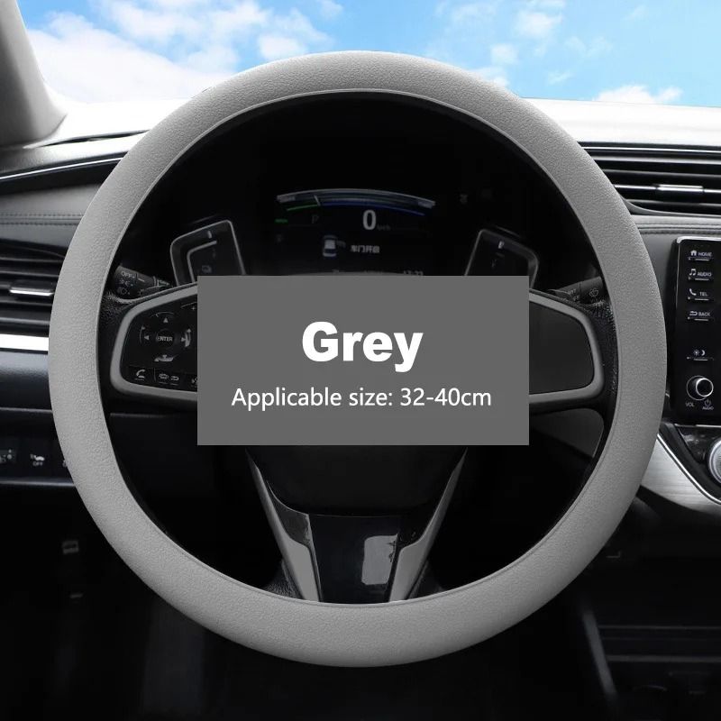 Universal Silicone Steering Wheel Cover Soft Elastic Grip