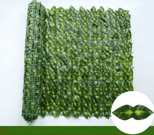 Artificial Ivy Hedge Fence Panels Faux Privacy Screen for Garden & Balcony Decor