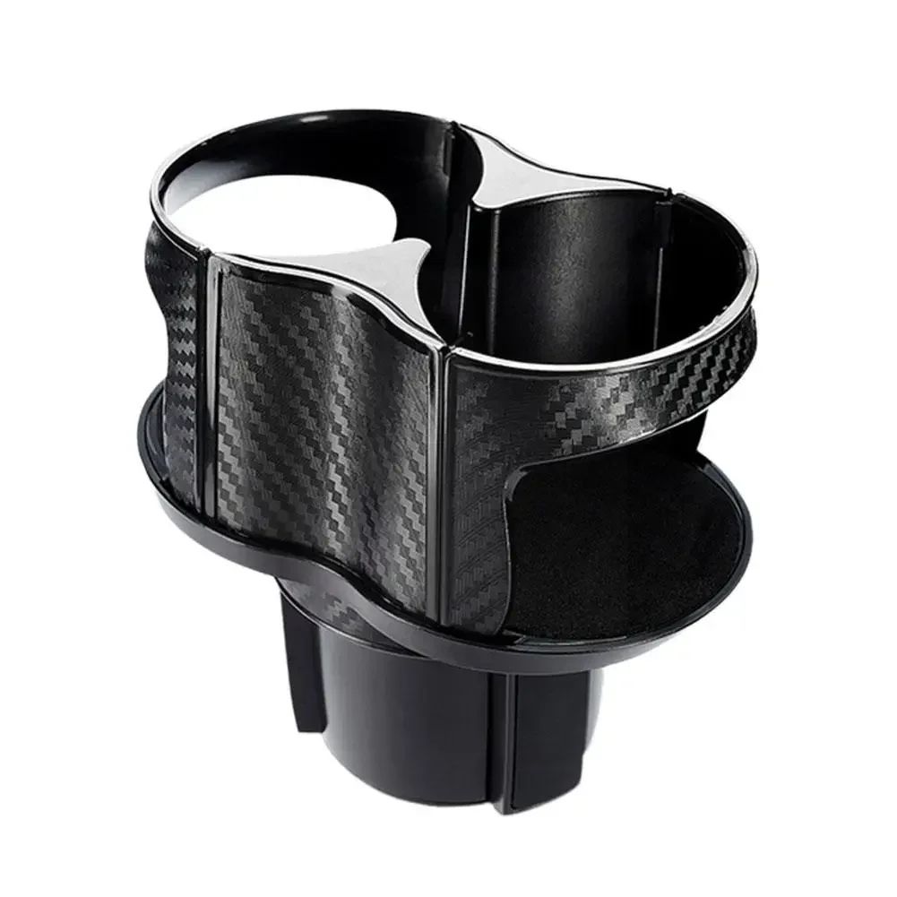 2-in-1 Car Cup Holder Expander & Organizer - Adjustable Cup Holder Adapter for Large Bottles