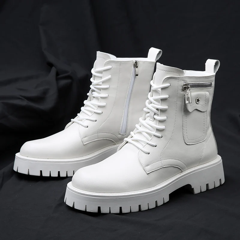 High Quality Mens Chelsea Boots, Luxury Leather, English Style, Thick Sole, Famous Casual Shoes